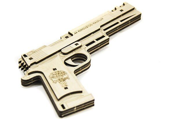 Механический 3D пазл Handy Games Пистолет Магнум (HG-0028)