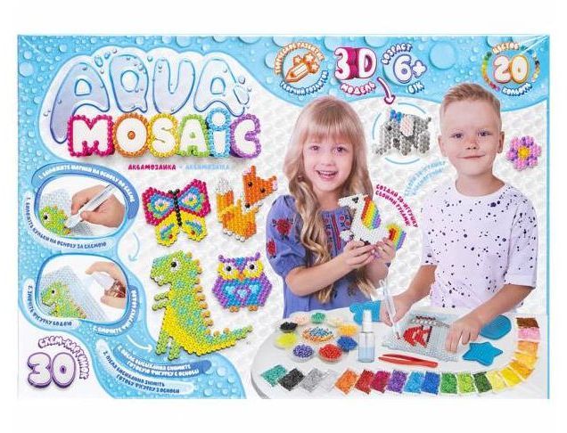 Набір для творчості Danko Toys Аквамозаїка Aqua Mosaic велика (AM-01-01)