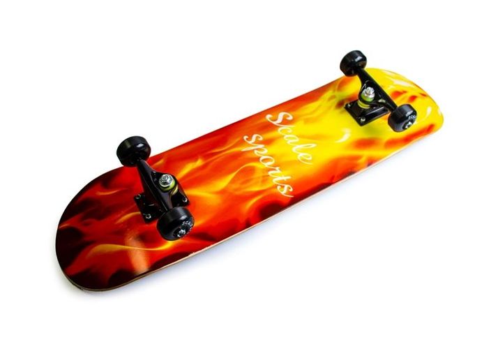 Скейтборд дерев'яний Scale Sports FIRE (1347722035)