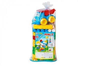 Пластиковый конструктор ТехноК Макс 2 45шт (1523)