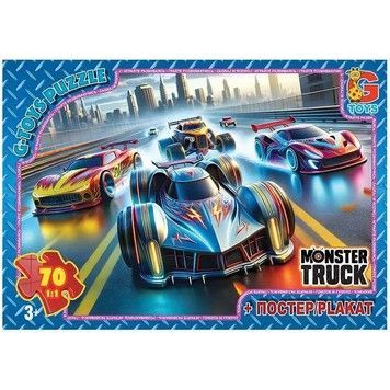 Пазлы G-Toys Monster Truck 70 эл (MT183)