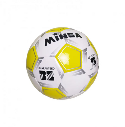 М'яч футбольний Minsa розмір №5 340г жовтий (BT-FB-0289YL)
