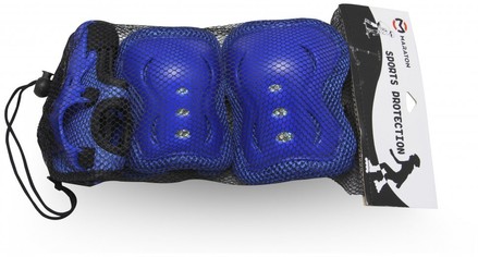 Комплект защиты Maraton с регулировкой размера синий (ZMR02BL)