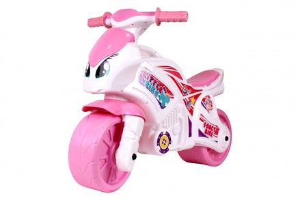 Толокар ТехноК Little Bike мотоцикл бело-розовый (TH6450)