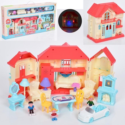Іграшковий будиночок Моя люба хатинка з фігурками та меблями (WD-932C)