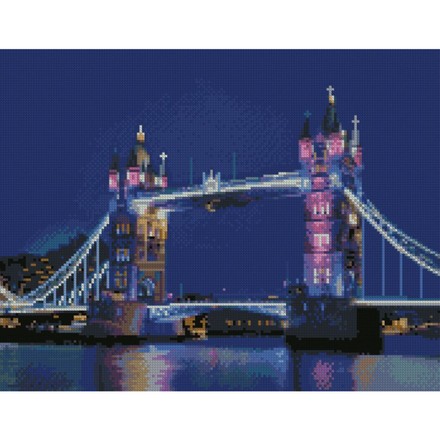 Картина по номерам с алмазной мозаикой Стратег Тауэрский мост 40х50см (FA20220)