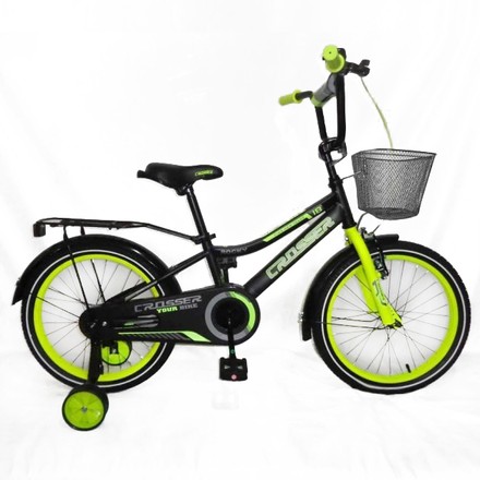 Велосипед детский Crosser Rocky Bike 18 дюймов желтый (RC-13/18YL)