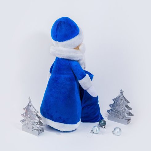 Мягкая игрушка Zolushka Дед Мороз 43см синий (ZL4572)