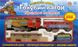 Игрушечная железная дорога Голубой вагон с дымом и светом 282см (7013(609))