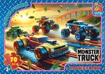 Пазлы G-Toys Monster Truck 70 эл (MT184)