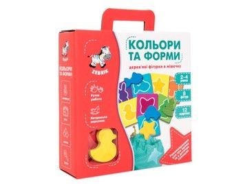 Игра настольная Vladi toys Цвета и формы фигурки с мешочком (ZB2001-01)