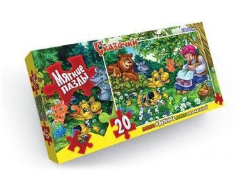 Пазлы мягкие Danko Toys Соломенный бычок 20 эл. (S20-06-11)