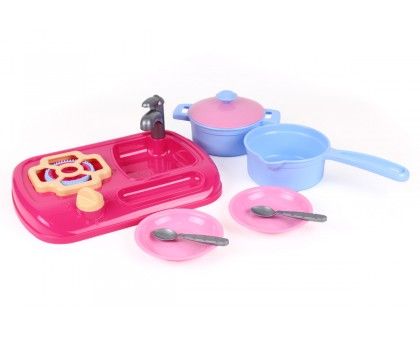 Игрушка детская ТехноК Кухня с набором посуды (TH5989)
