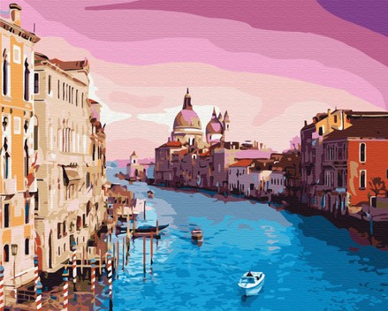 Картина для малювання за номерами Brushme Венеція 40х50см (BS8337)