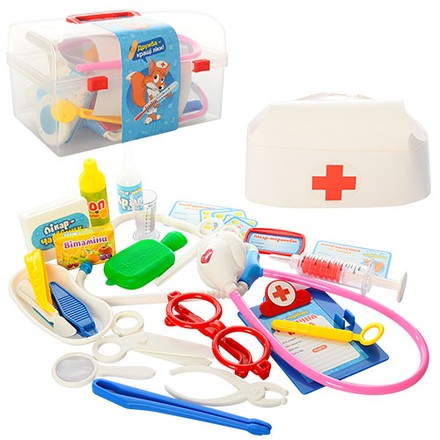 Іграшка LimoToy ігровий набір лікаря у валізі 28 предметів (0459U/R)