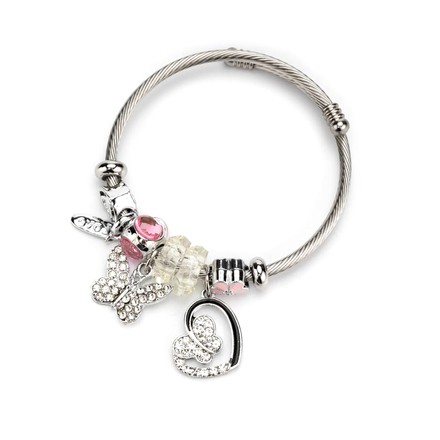 Набор для создания браслетов PANDORA Fashion Jewelry Бабочка с сердечком (B4323M)