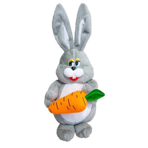 М'яка іграшка Zolushka Заєць з морквою 56см (ZL459)