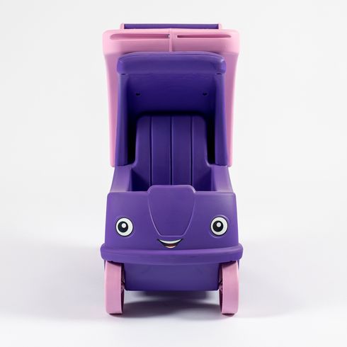 Візок DOLONI для ляльок і пупсів з кошиком фіолетовий (01540/01)