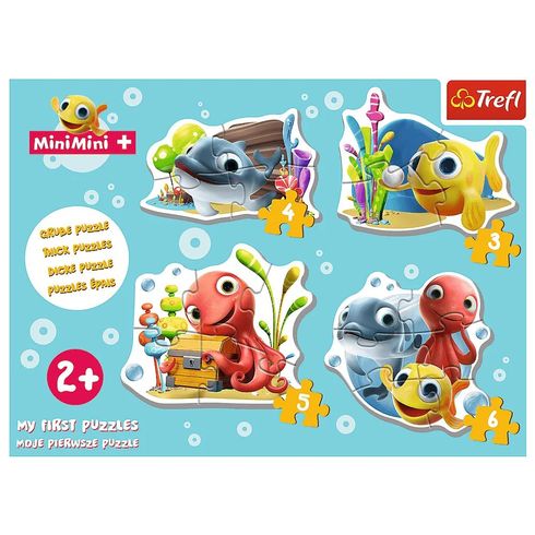 Пазлы Trefl Baby Classic Маленькая рыбка и друзья 18 эл (36125)