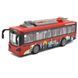 Іграшкова машинка City Bus тролейбус інерційний червоний 28 см (JS121)