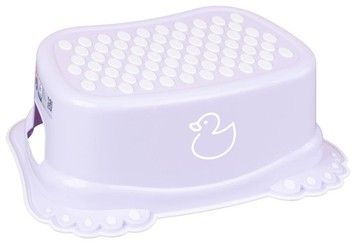 Подставка для ног детская TEGA Утенок антискользящий фиолетовая (DK-006-133)