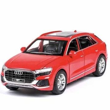 Іграшкова моделька АвтоСвіт позашляховик Audi Q8 1:24 інерційна із світловими ефектами металева червона (AP-1844RD)