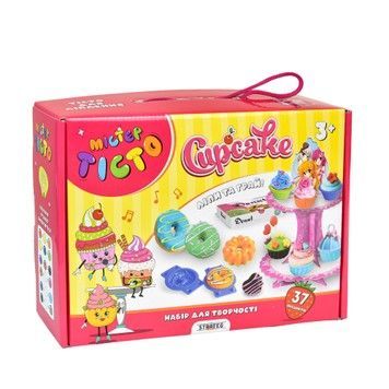 Набор для творчества Strateg Мистер тесто Cupcake (STR41016)