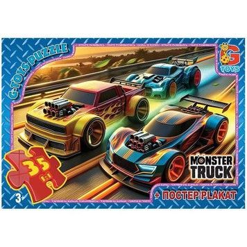 Пазлы G-Toys Monster Truck 35 эл (MT181)