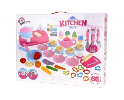 Игрушка детская ТехноК Кухонный набор розовый (TH7280)