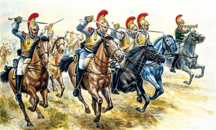 Фигурки коллекционные ITALERI Французская тяжелая кавалерия FRENCH HEAVY CAVALRY (IT6003)