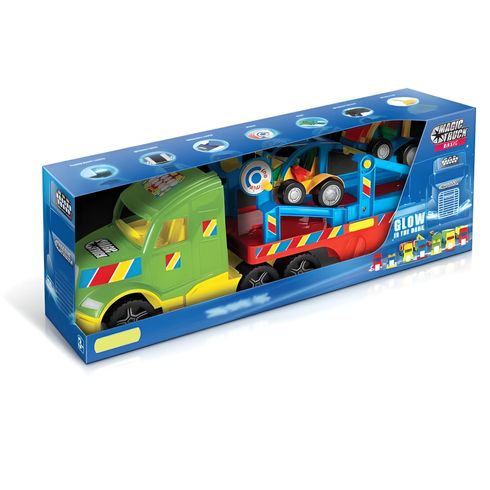 Іграшка дитяча Magic Truck Basic Вантажівка з авто-багі (36350)