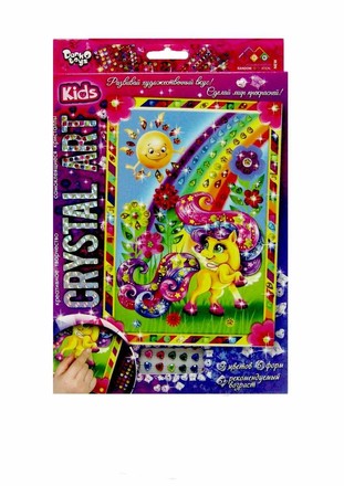 Набор для творчества Danko Toys Мозаика Crystal Art Пони (CArt-01-07)