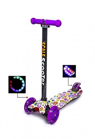 Самокат дитячий Scale Sport Scooter Maxi Print квітки (2124391184)