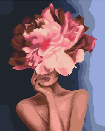 Картина для рисования по номерам Brushme Изящный цветок 40х50см (BS34806)