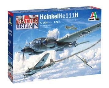 Сборная модель бомбардировщик ITALERI 1:72 HEINKEL HE-111H (IT1436)