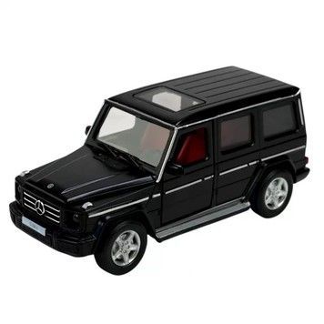 Машина Автопром Mercedes-Benz G 350d 1:32 со свето-звуковыми эффектами и взаимодействующими элементами кузова, черная (68436BC)