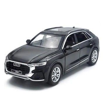Іграшкова моделька АвтоСвіт позашляховик Audi Q8 1:24 інерційна із світловими ефектами металева чорна (AP-1844BK)