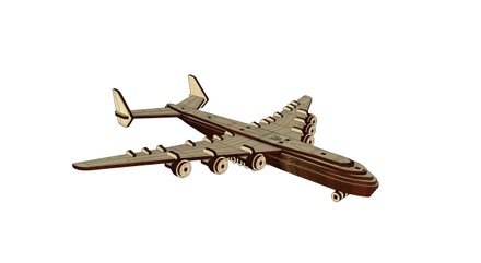 3D пазли PAZLY дерев'яний конструктор АН-225 Мрія (UPZ-001)
