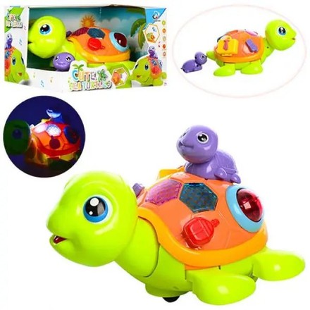 Іграшка дитяча Черепаха з музикою і світлом 21см (2088CH)