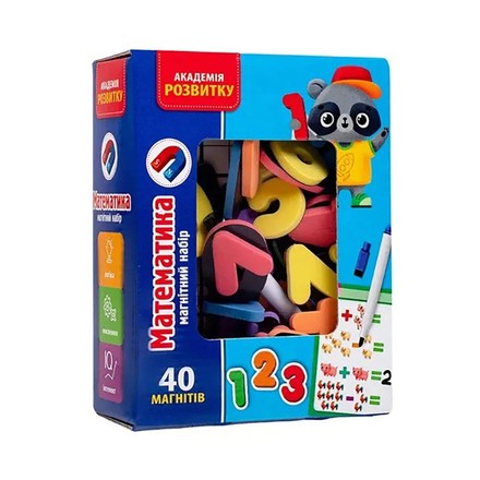 Ігровий набір Vladi toys магнітна Математика (VT5411-16)