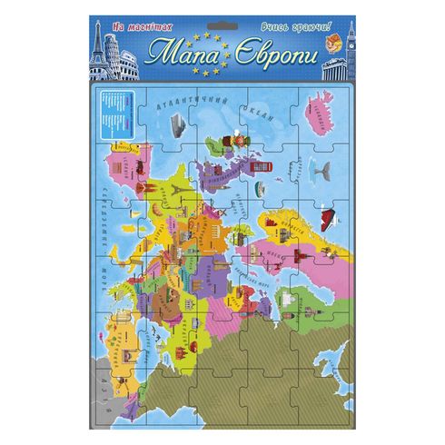 Гра на магнітах Artos Games Мапа Європи (GAG2133)