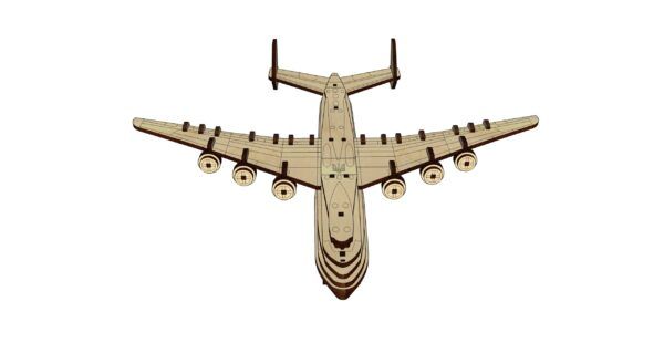 3D пазлы PAZLY деревянный конструктор АН-225 Мечта (UPZ-001)