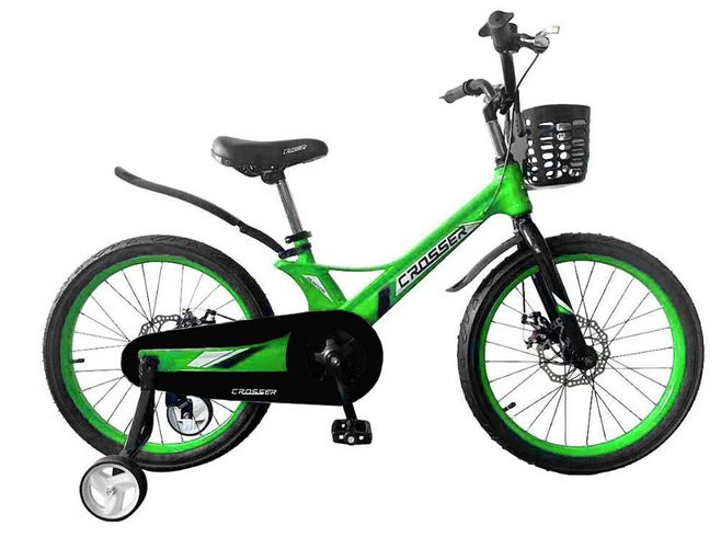 Велосипед дитячий Crosser Hunter Magnesium Bike 20 дюймів зелений (HMB20GR)