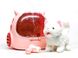 Игрушка мягкая инерактивная Plush Pet Котик в рюкзаке белый (MC-1058)