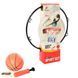 Баскетбольное кольцо Sport Set с набором мяча, насоса, сетки d-25 см красное (MR0170RD)