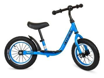 Дитячий біговел PROFI KIDS 12" з надувними колесами блакитний (M4067A-3)