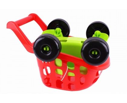 Іграшка дитяча ТехноК Візочок для супермаркету червоно-зелена (TH8232)