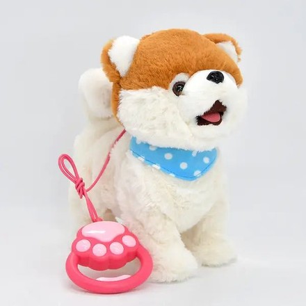 Интерактивная игрушка Собачка с поводком со звуковыми эффектами (K1233WTBR)
