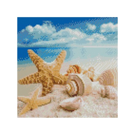 Картина по номерам с алмазной мозаикой Стратег Море 30х30см (CA-0004)