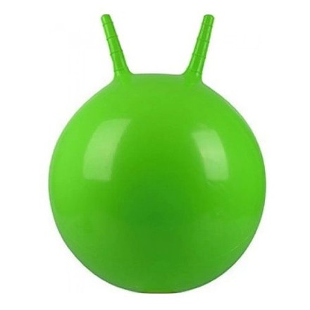 М'яч гімнастичний дитячий фітбол 55 см з ріжками зелений (BT-PB-0178GR)